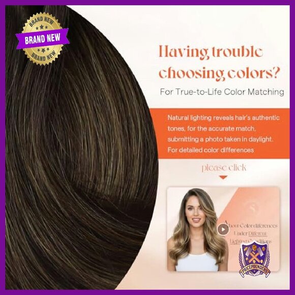20 Inch Human Hair Clip-In Extensions Straight Remy Hair